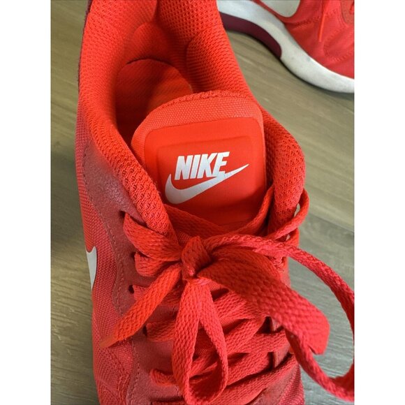 Womens NIKE MD RUNNER‎ 2 LOW Orange Coral Maroon Trainers 844901 600 Size 7 - Picture 12 of 13